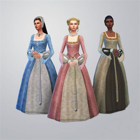 sims 4 tudor dress